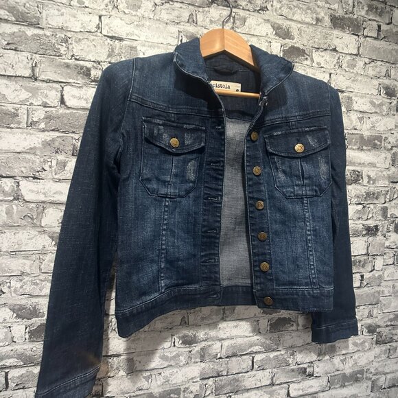 EUC Pistola Jean Jacket Women's Size Small - Picture 2 of 15
